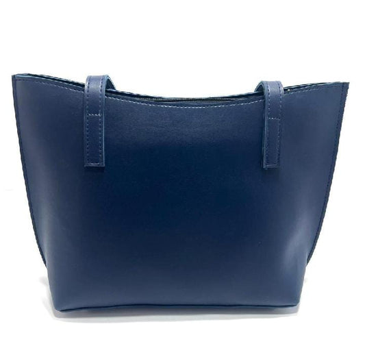Blue signature tote bag