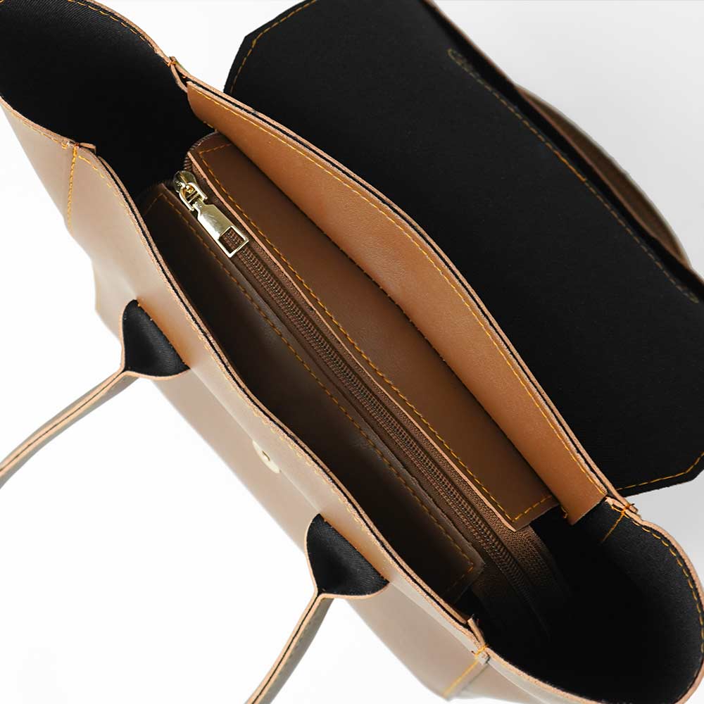 CHAMP TOP HANDLE BAG BROWN