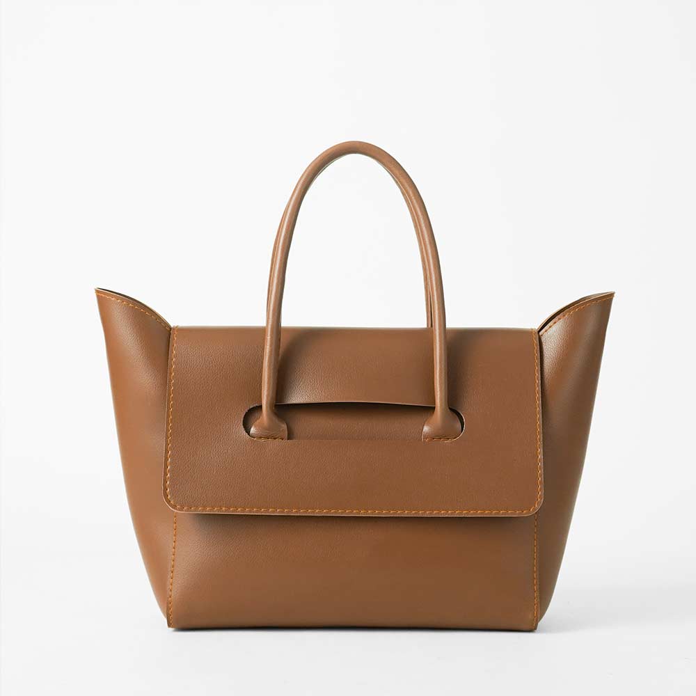 CHAMP TOP HANDLE BAG BROWN