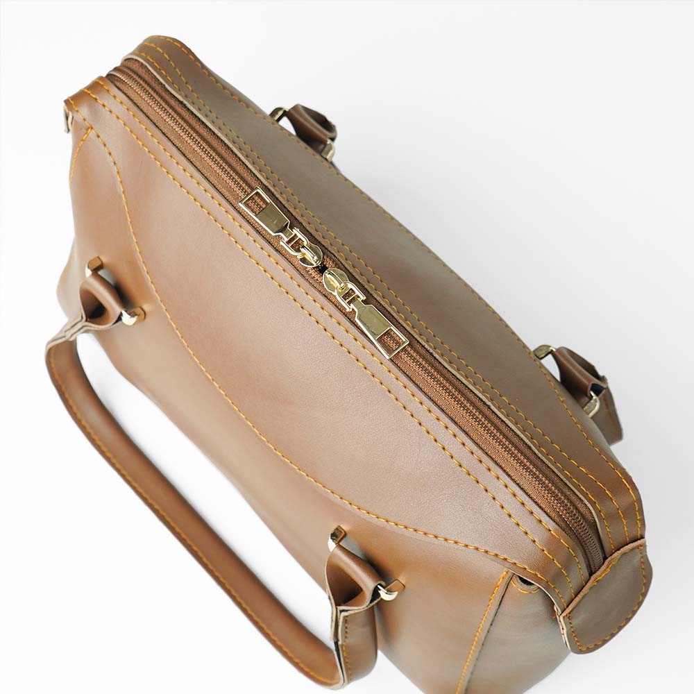 DEMPLE TOP HANDLE BAG BROWN