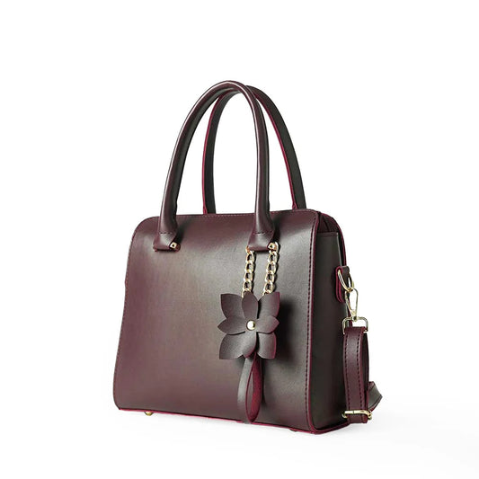 FIXIEO TOPE HANDLE BAG MAROON