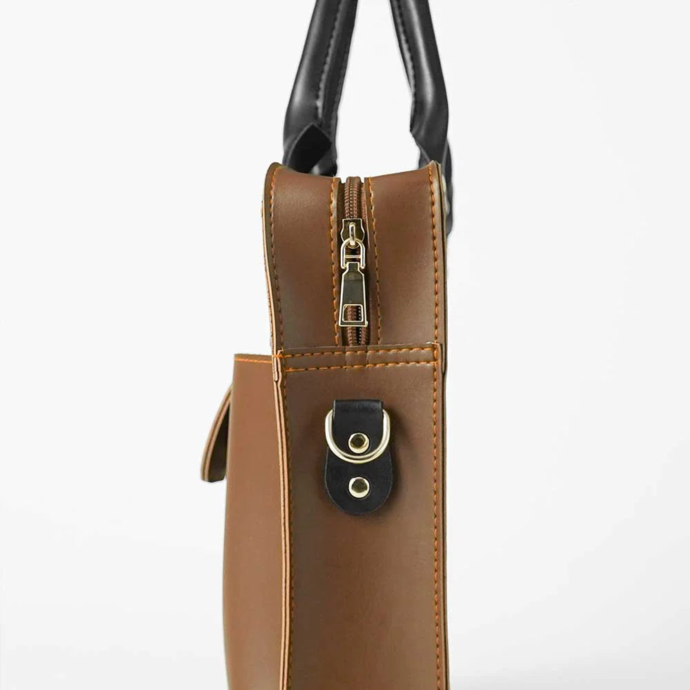 FLIP LAP LAPTOP BAG BROWN