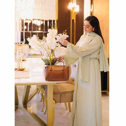 DEMPLE TOP HANDLE BAG BROWN