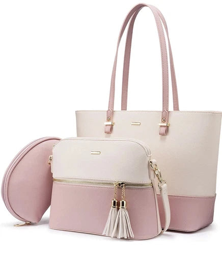 king tote 3pc set bag