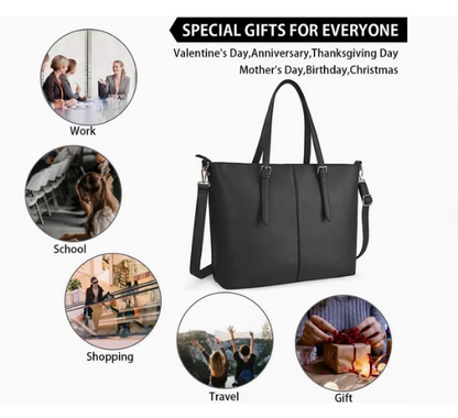 FALCON TOTE HAND BAG BLACK