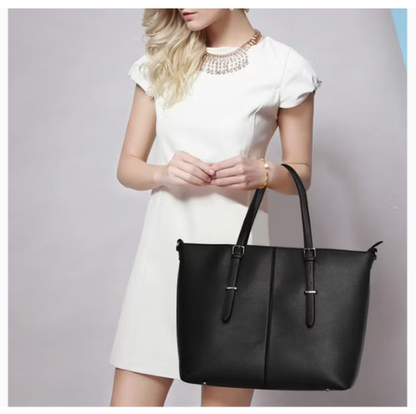 FALCON TOTE HAND BAG BLACK