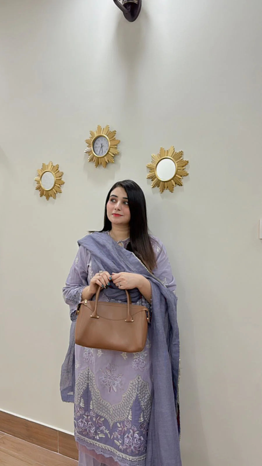 DEMPLE TOP HANDLE BAG BROWN