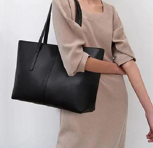 ROSEBELLA TOTE BAG BLACK