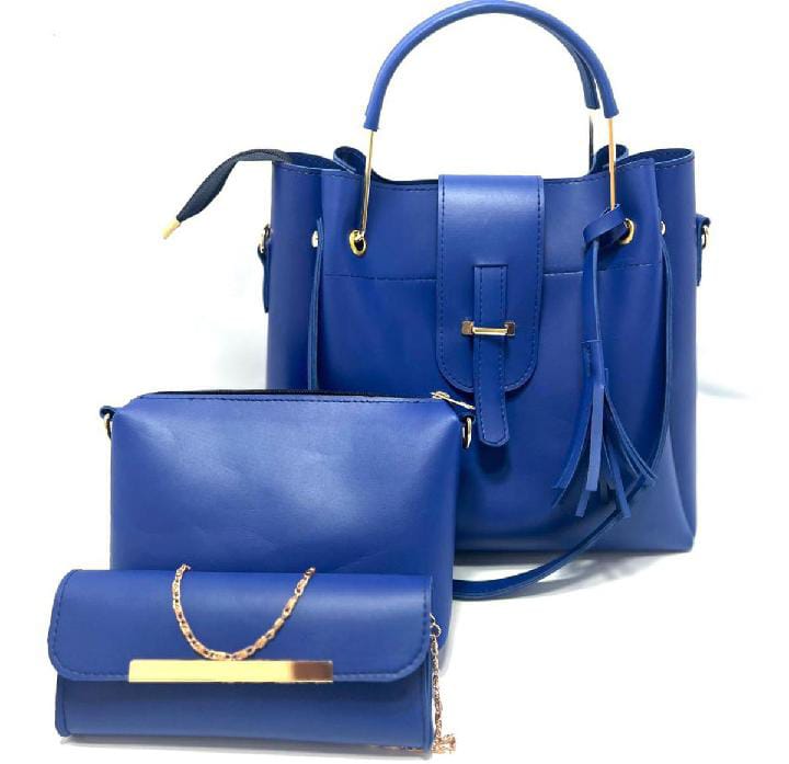 LUXURY 3PC BAG SET BLACK