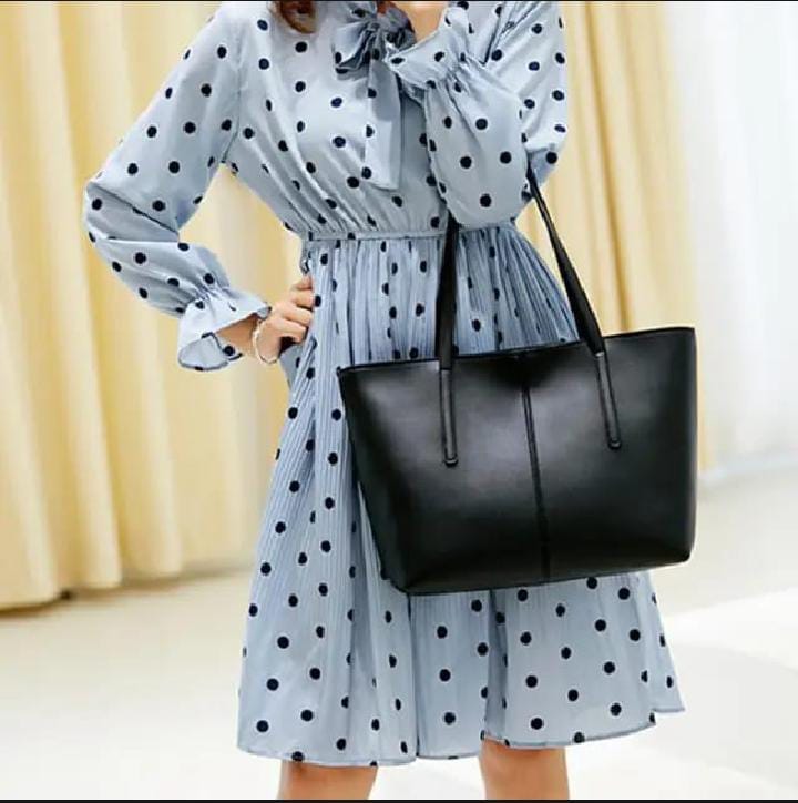 ROSEBELLA TOTE BAG BLACK