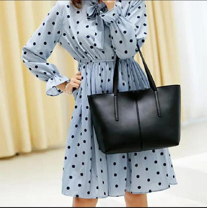 ROSEBELLA TOTE BAG BLACK