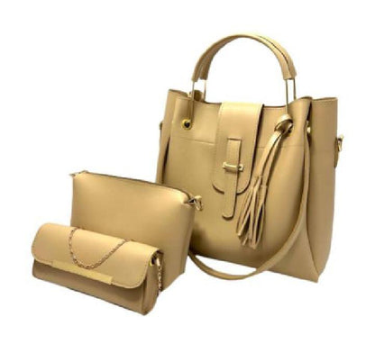 LUXURY 3PC BAG SET BLACK