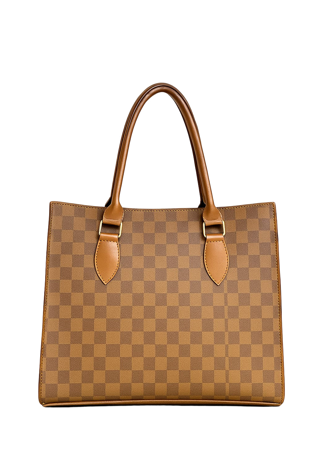 CHECKER HAND BAG PINK