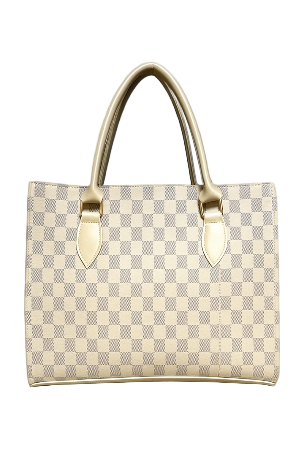 CHECKER HAND BAG PINK