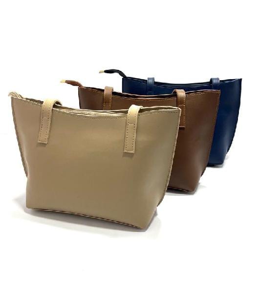 Blue signature tote bag