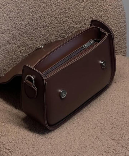 Aurelia built bag chocolate brown