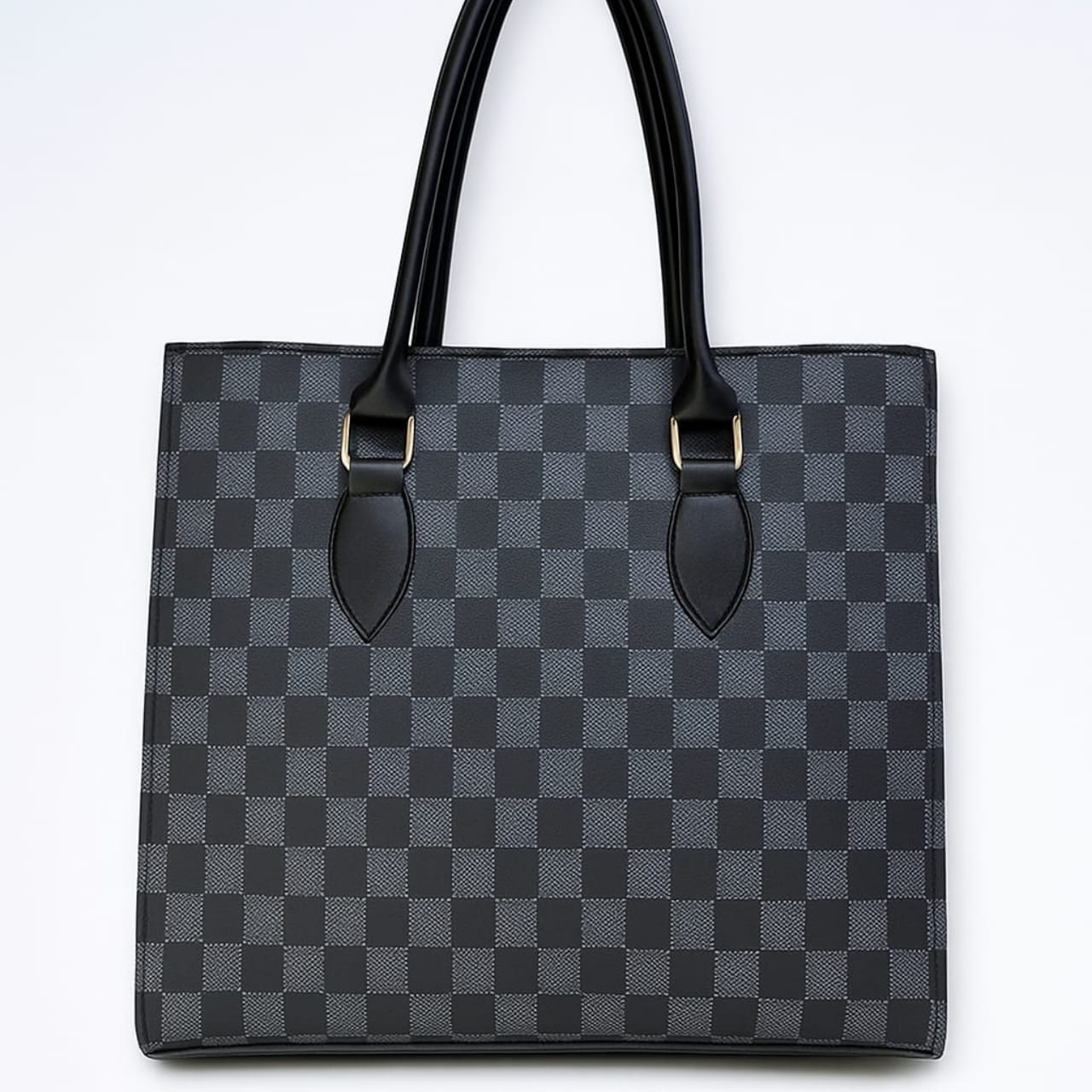 CHECKER HAND BAG PINK