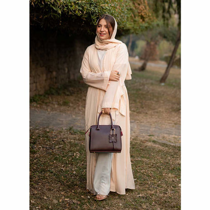 FIXIEO TOPE HANDLE BAG MAROON