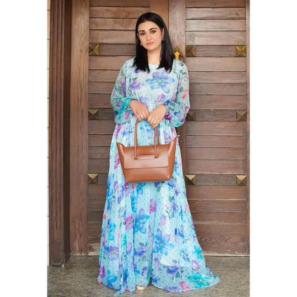 CHAMP TOP HANDLE BAG BROWN